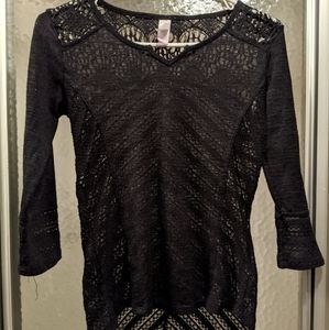 No Boundaries Polyester Lace Top size 6-9